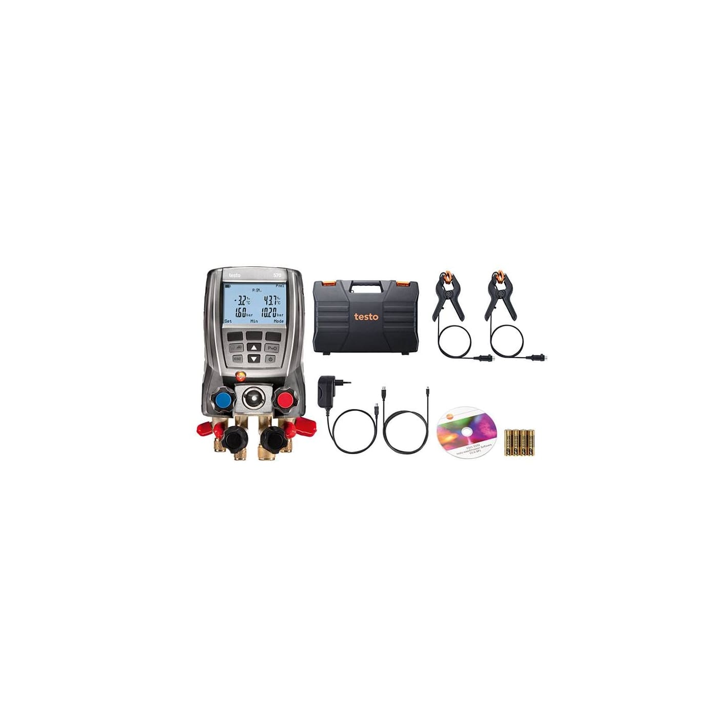 testo 570-2 kit - Digital manifold gauge